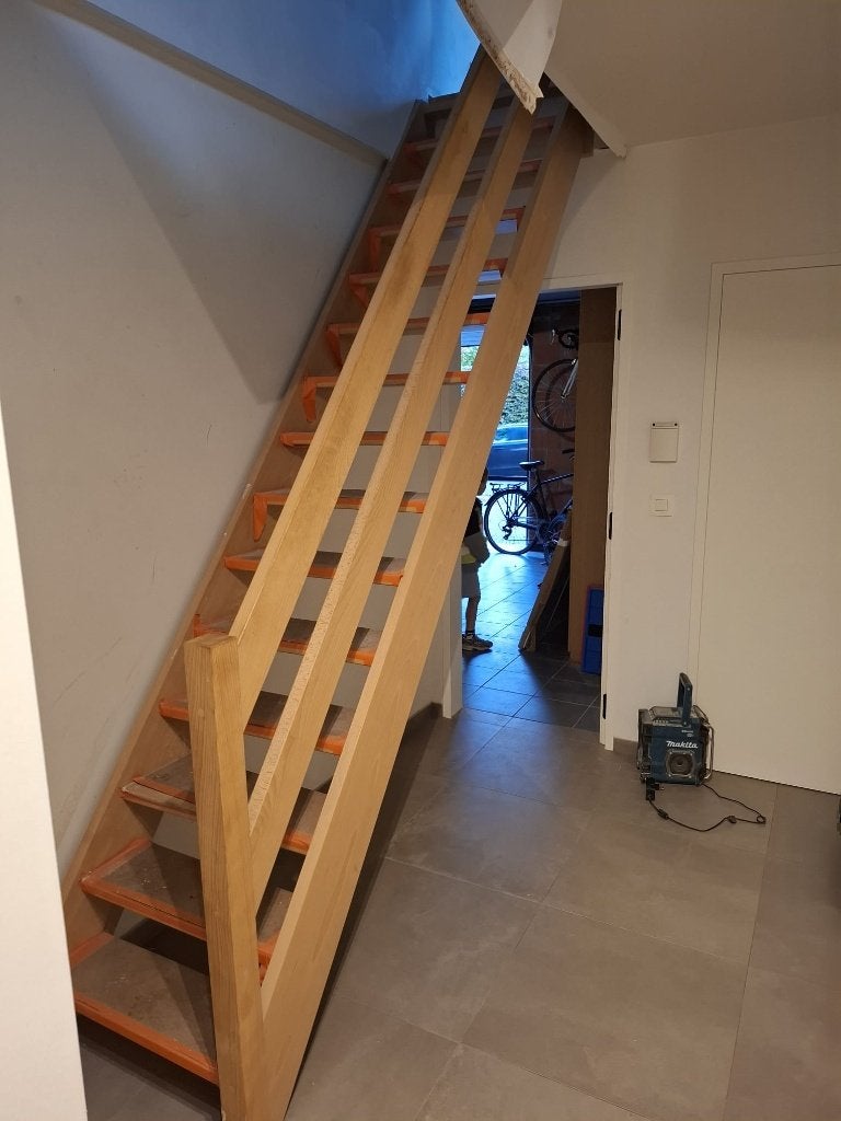 Beuken trap, Ophalen, Gebruikt, Trap, 2 tot 4 meter