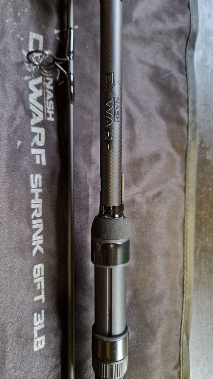 Nash dwarf shrink 6ft 3lb, Sports nautiques & Bateaux, Pêche à la ligne | Carpes, Enlèvement ou Envoi