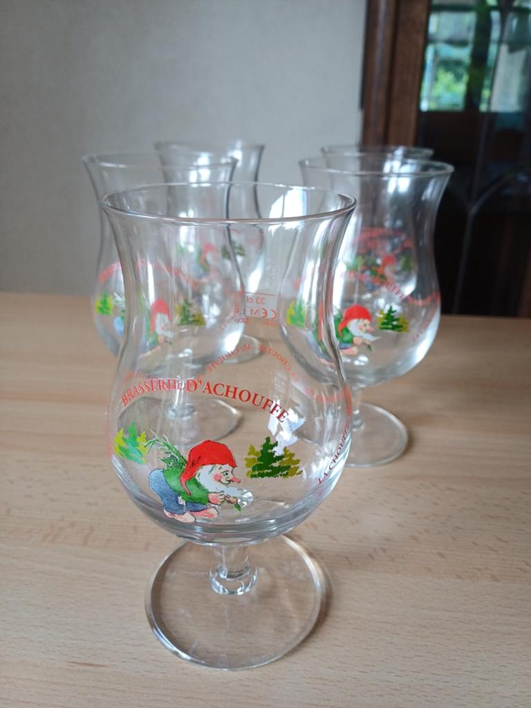 Set de 5 verres Achouffe, Enlèvement