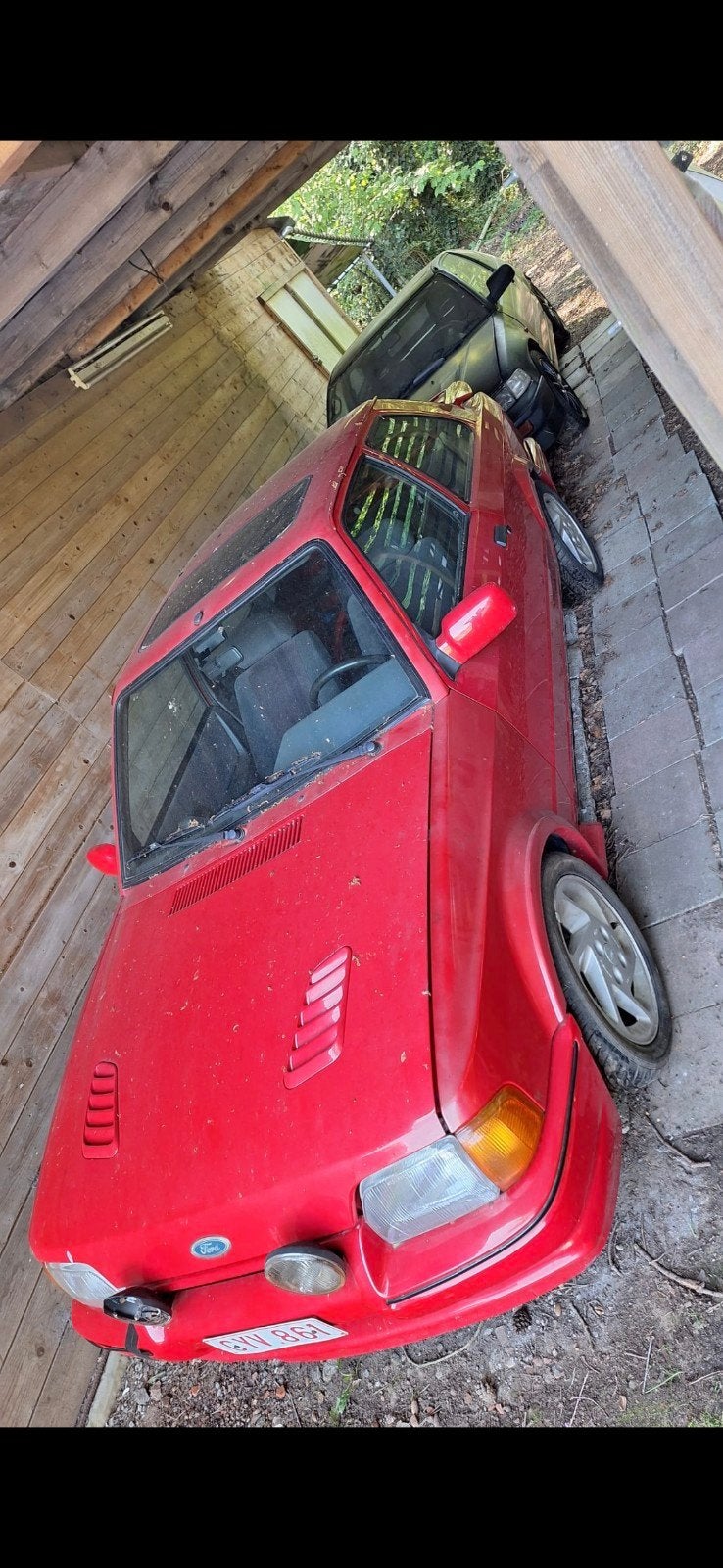 ford escort rs turbo  1.6 '88, Auto's, Voorwielaandrijving, Stof, 1600 cc, 96 kW