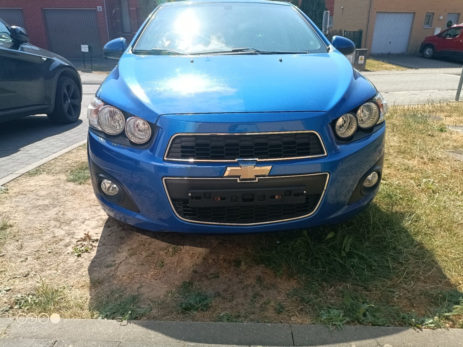Chevrolet Aveo T300 1.3 CDTI euro 5, 95ch, Auto's, Voorwielaandrijving, Blauw, Leder, Particulier