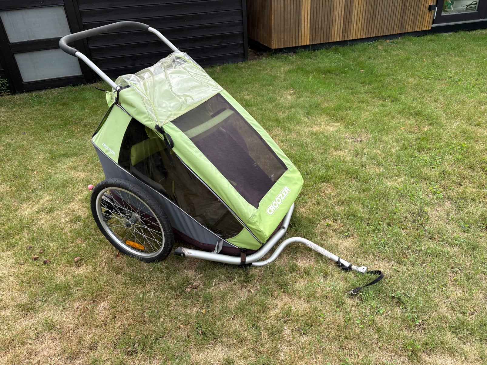 Fietskar Croozer 2 incl babyhangmat & accessoires, Enlèvement