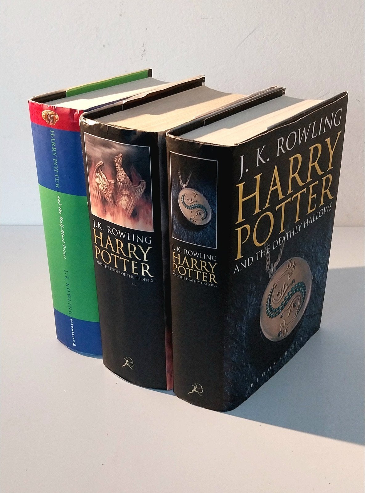 Coffret anglais Bloomsbury, première édition de livres, Enlèvement ou Envoi, Utilisé, J.K. Rowling