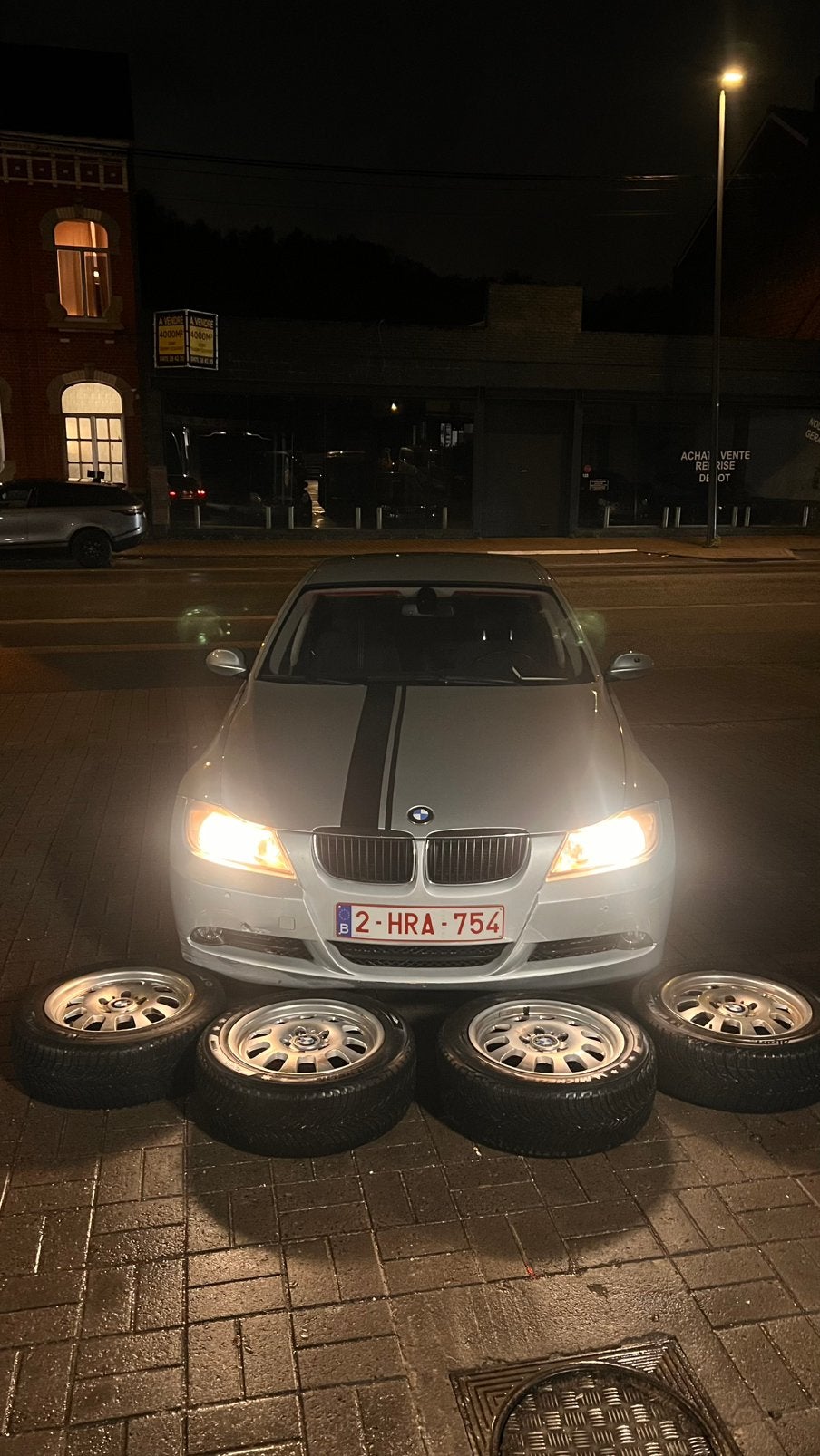 BMW 320d E90 2006 – Stage 1 – À remettre en état, Auto's, Zwart, Cabriolet, 5 deurs, Particulier