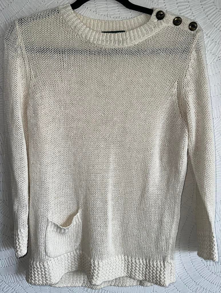 Trui van Ralph Lauren, Ophalen of Verzenden, Zo goed als nieuw, Maat 42/44 (L), Wit