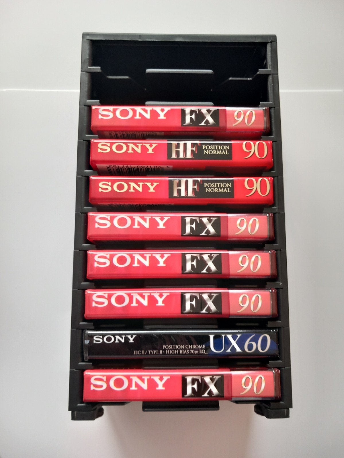 KLEIN REK VOOR 10 CASSETTES