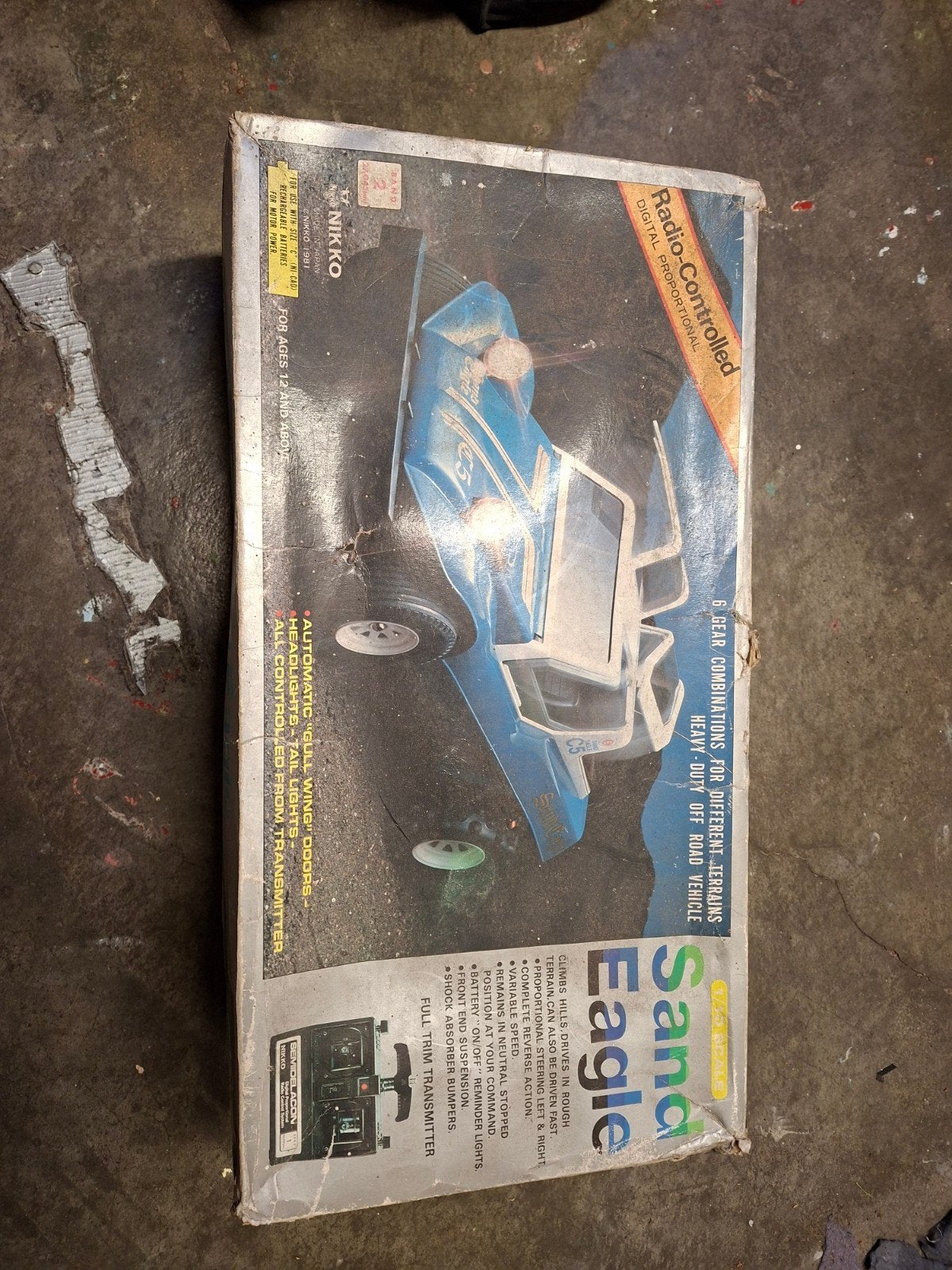 Vintage Nikko Sand Eagle C5 radiografisch bestuurbare digita, Enlèvement ou Envoi