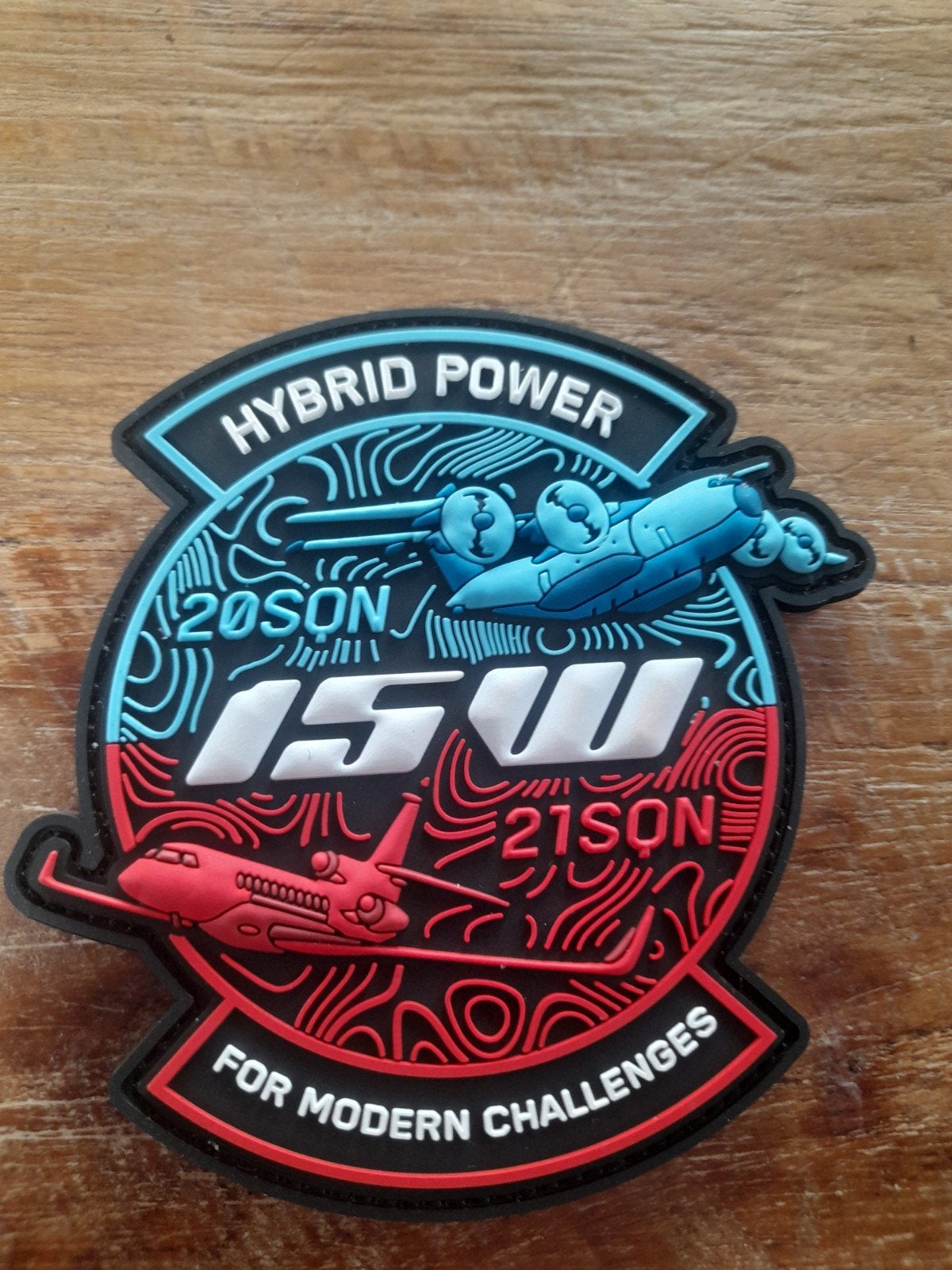 patch 15Wing HYBRID POWER A400M/FALCON 7X  20&21 SQN, Collections, Aviation, Enlèvement ou Envoi, Neuf, Écusson, Insigne ou Logo