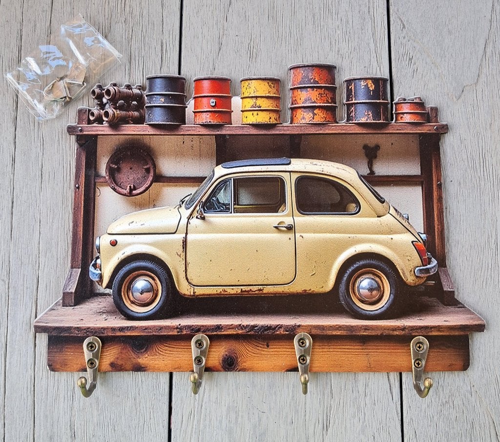 Fiat 500 sleutelhanger, Ophalen of Verzenden, Nieuw, Transport