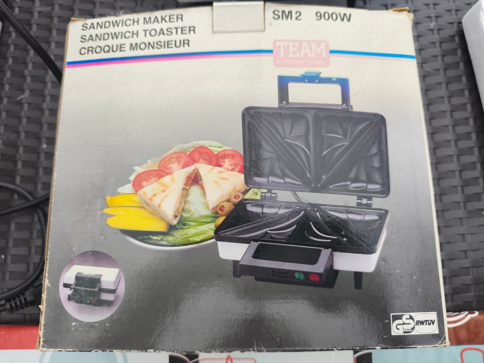 Croque monsieur machine, Ophalen