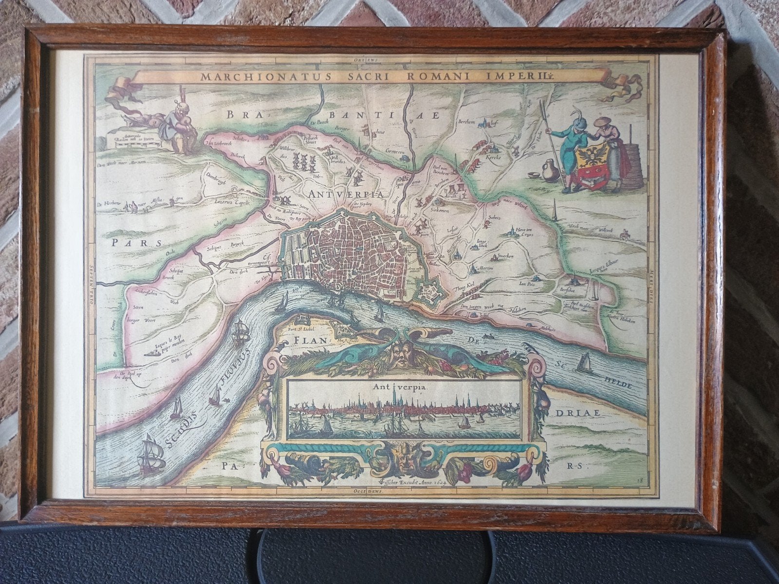 Historische kaart van Antwerpen, Enlèvement ou Envoi