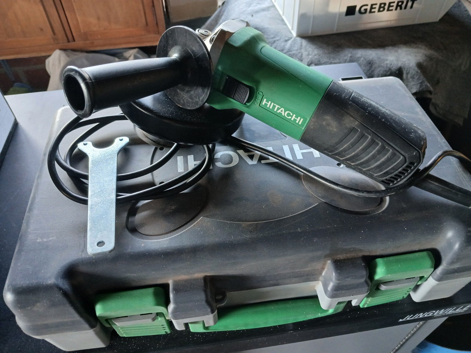 Haakse slijpmachine., Doe-het-zelf en Bouw, Ophalen, Zo goed als nieuw, 700 tot 1000 watt, Haakse handslijpmachine