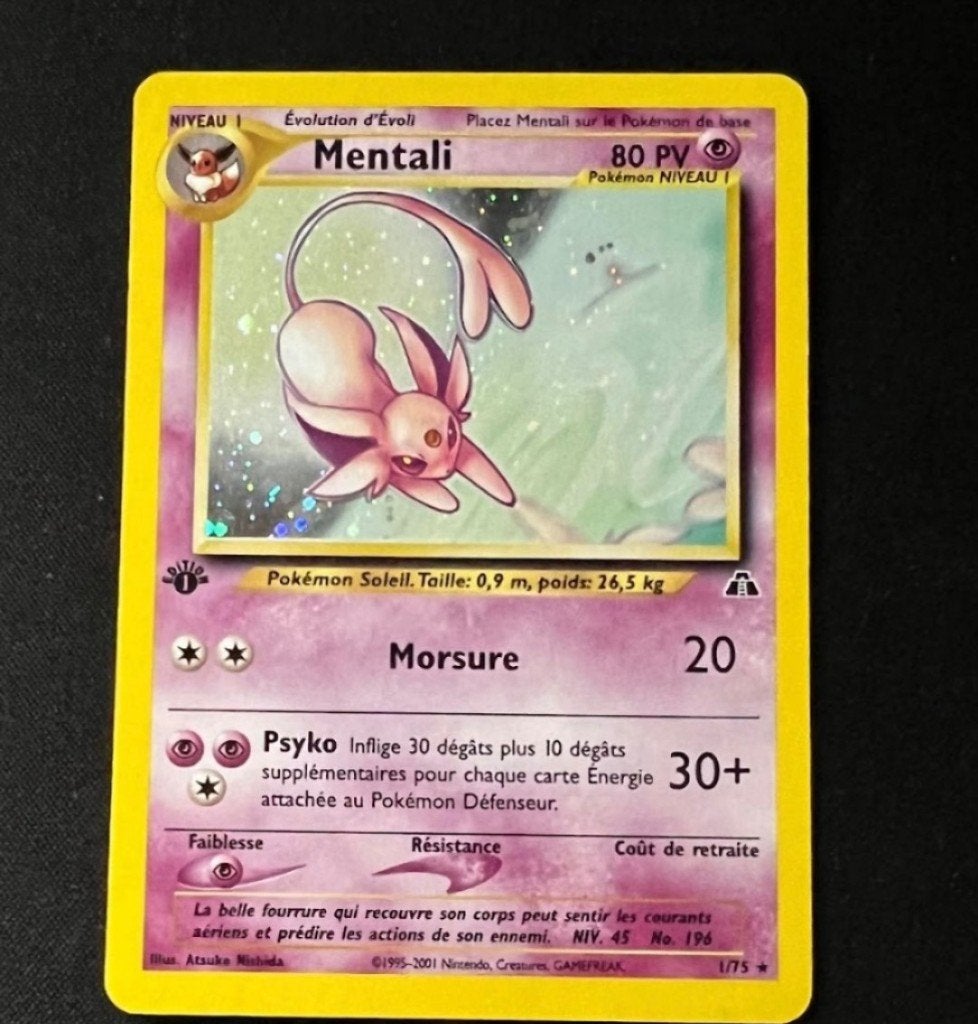 Carte Pokémon Mentali, Enlèvement, Comme neuf, Cartes en vrac