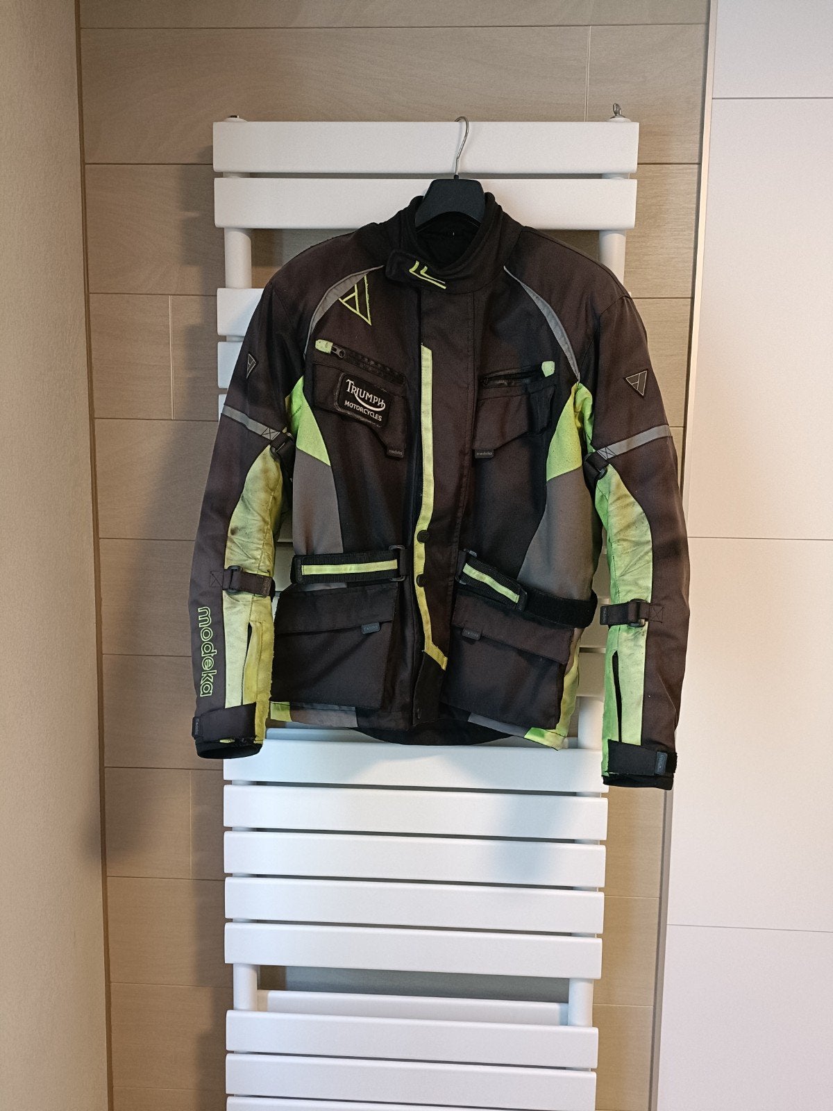Functionele Modeka motorjas, Ophalen, Jas | leer