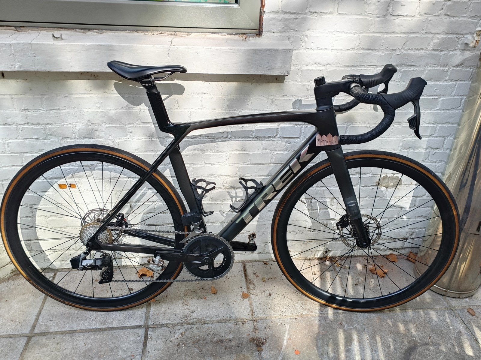 racefiets trek, Ophalen, Schijfrem