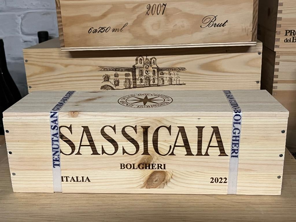 Sassicaia, Ophalen, Zo goed als nieuw, Italië, Rode wijn