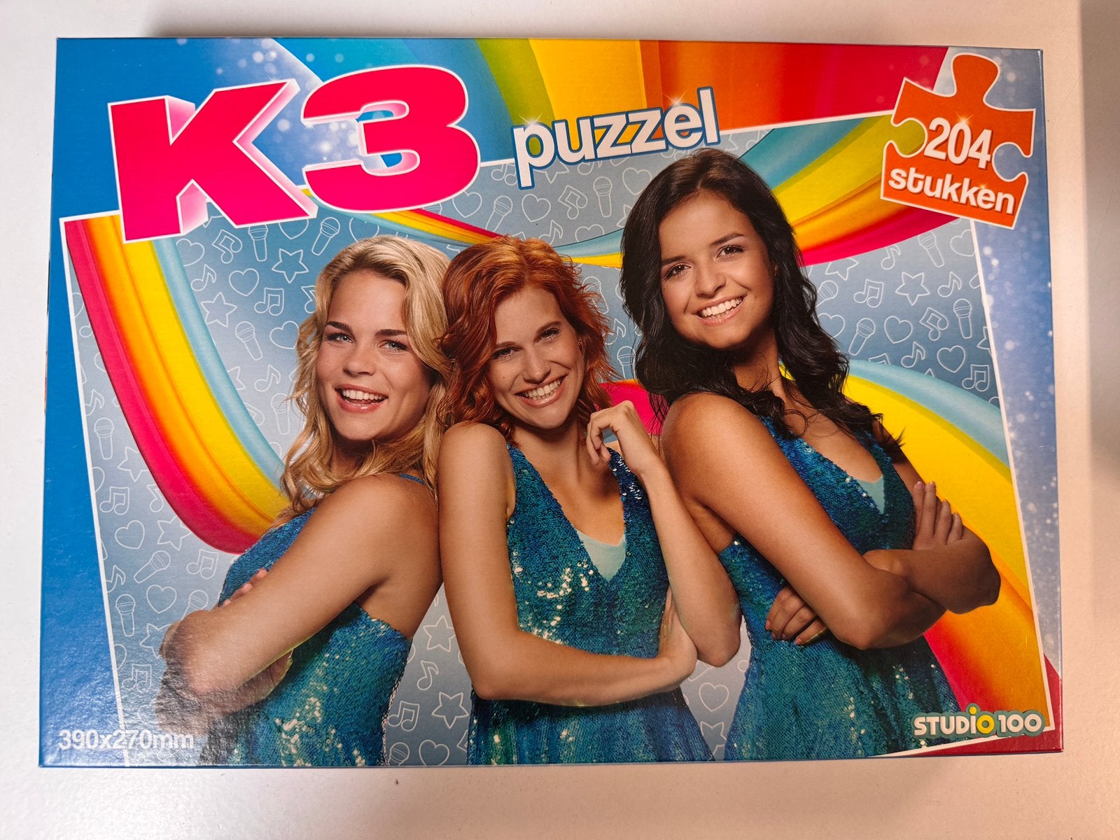 2 puzzels van K3, Ophalen of Verzenden, Zo goed als nieuw