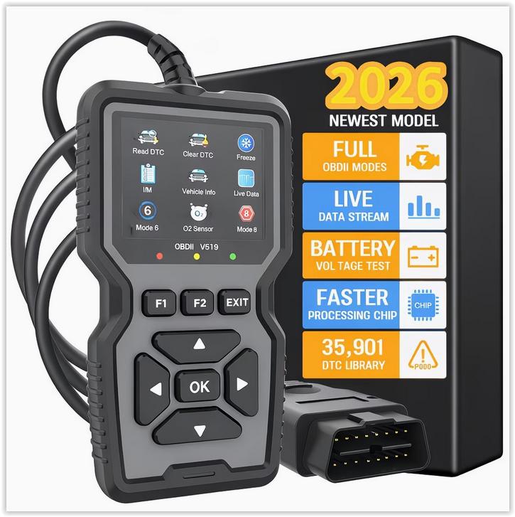 Scanner de Diagnostic OBD2 Avancé pour Voitures, 10 Langues, Enlèvement ou Envoi, Neuf
