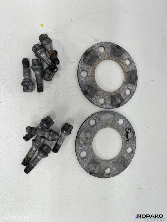 Spoorverbreders BMW 5x120 - 5mm, Gebruikt, Einsteinlaan 5 rijswijk, Bmw, Ophalen of Verzenden