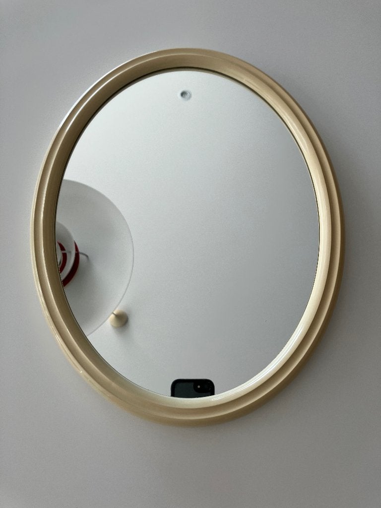 Vintage spiegeltje, Huis en Inrichting, Ophalen, Ovaal
