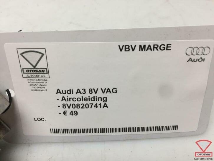 ligne climatisation audi a3 8v vag ligne climatisation 8v082, Autos : Pièces & Accessoires, AUDI AG, Auto-Union-Strasse 1
85045  Ingolstadt, DE