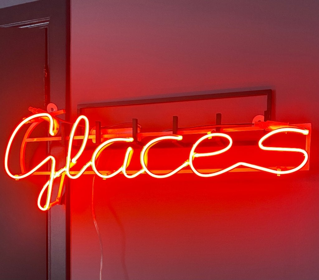 Neon, reclame, lichtreclame, Ophalen, Gebruikt