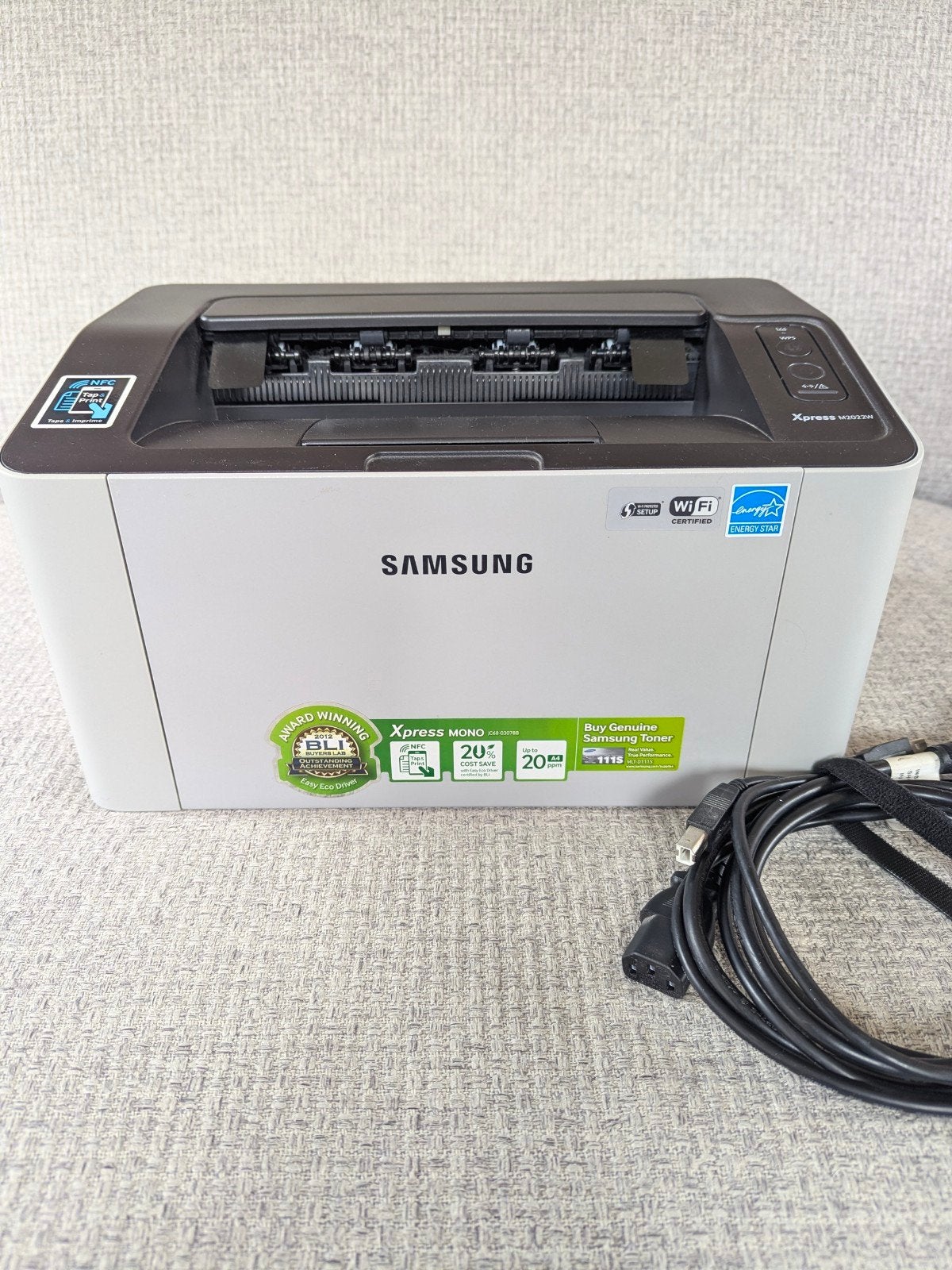 Laser printer Samsung Xpress M2022W, Computers en Software, Printers, Ophalen, Zwart-en-wit printen, Gebruikt, Printer