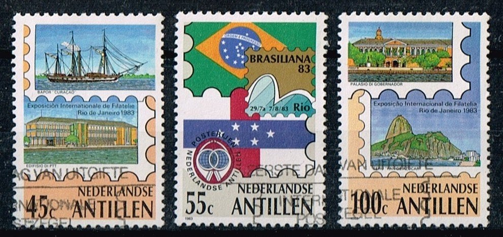 Timbres-poste de la Ned. Antilles - K 5879 - exposition, Timbres & Monnaies, Timbres | Antilles néerlandaises, Envoi, Affranchi