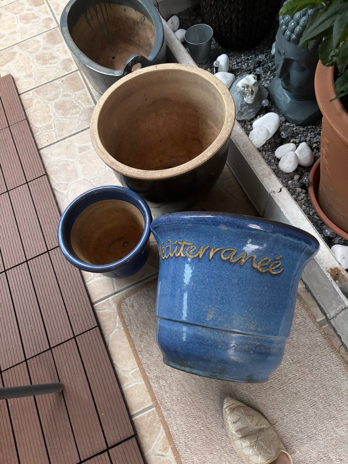Cache-pot en céramique, Enlèvement, Comme neuf