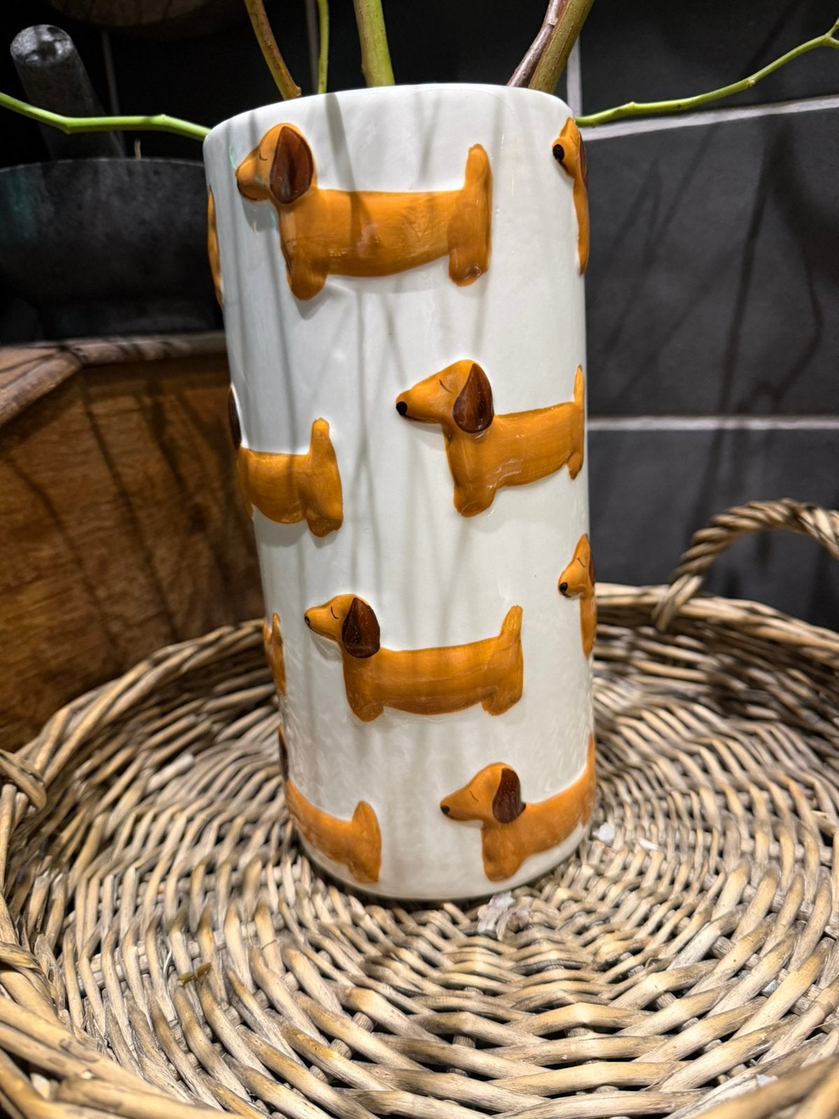 Vase Teckel, Enlèvement ou Envoi, Neuf