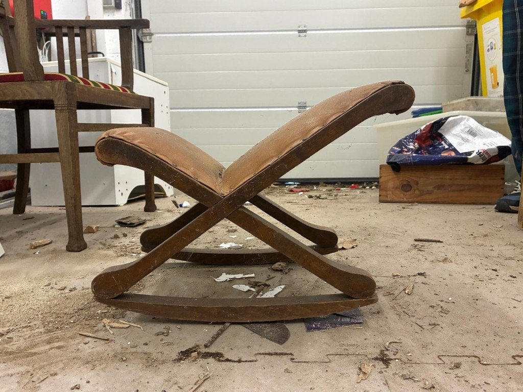 ancien repose pied en bois, Enlèvement