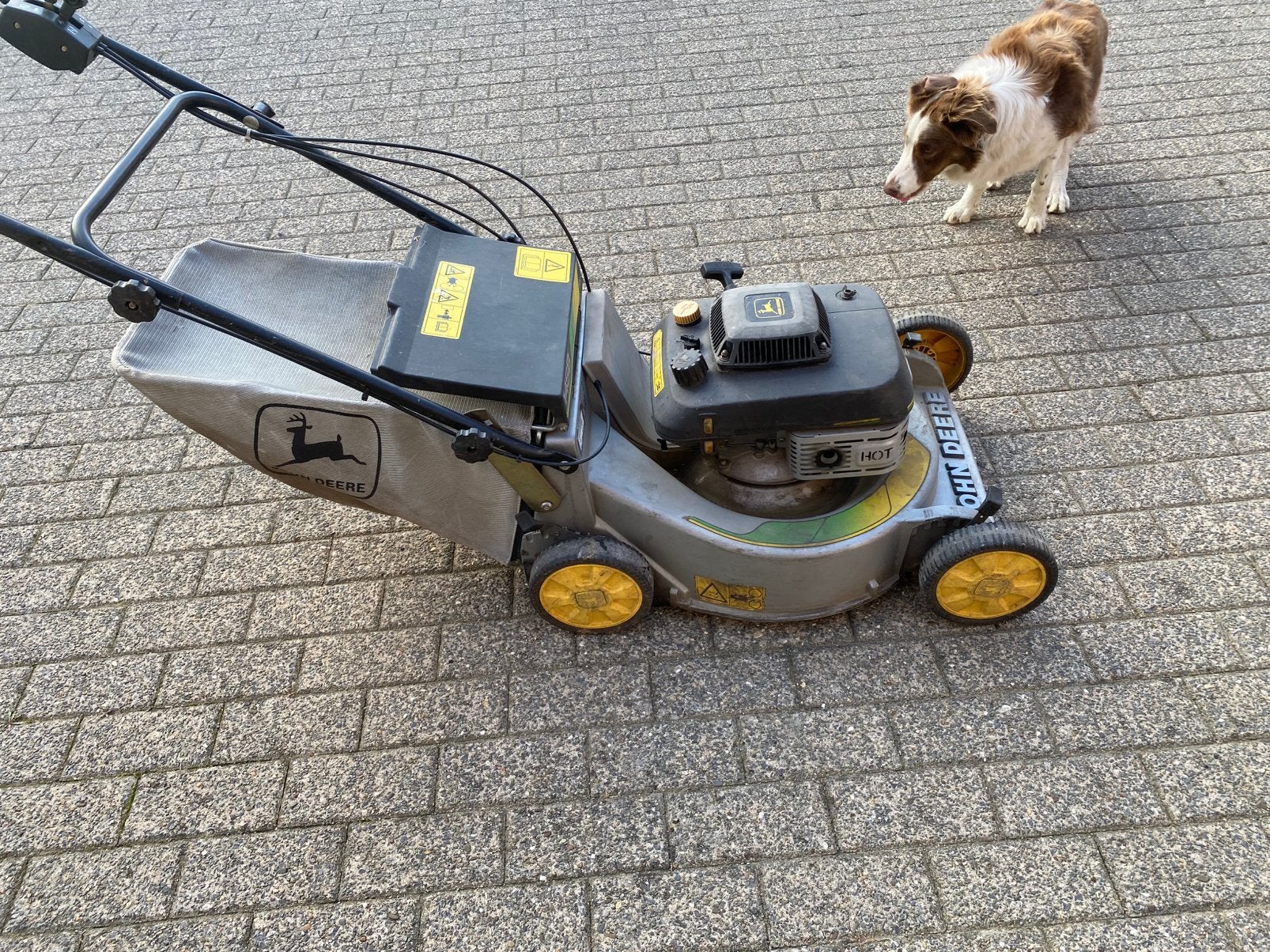 John deere grasmaaier, Ophalen, Zo goed als nieuw