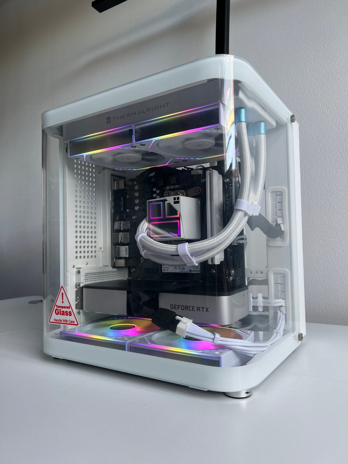 Gaming PC – Ryzen 5 7500F – RTX 3060 Ti – 32GB DDR5 – 1 TB, 32 GB, Comme neuf, SSD, Avec carte vidéo