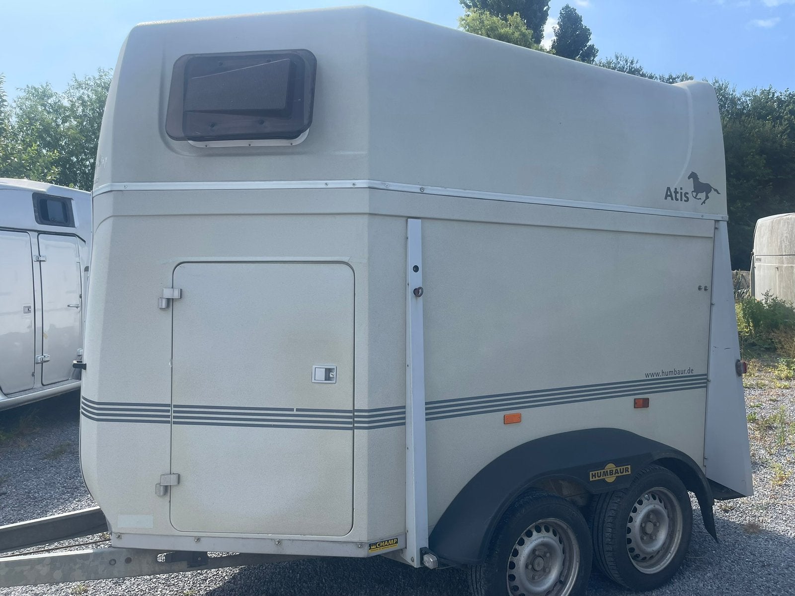 Humbaur atis 2 p zadelkamer, Ophalen, Gebruikt, Polyester