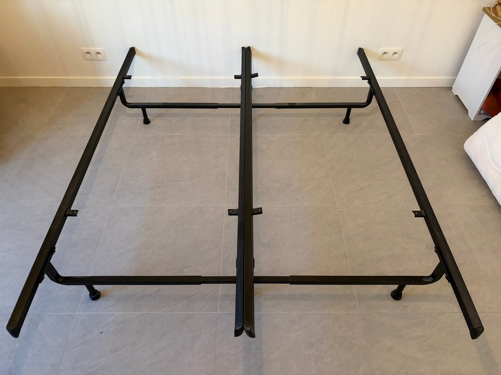 Auping spiraalbodems (2 maal 80x200cm) met onderstel, Huis en Inrichting, Ophalen, Gebruikt, Tweepersoons, 80 cm