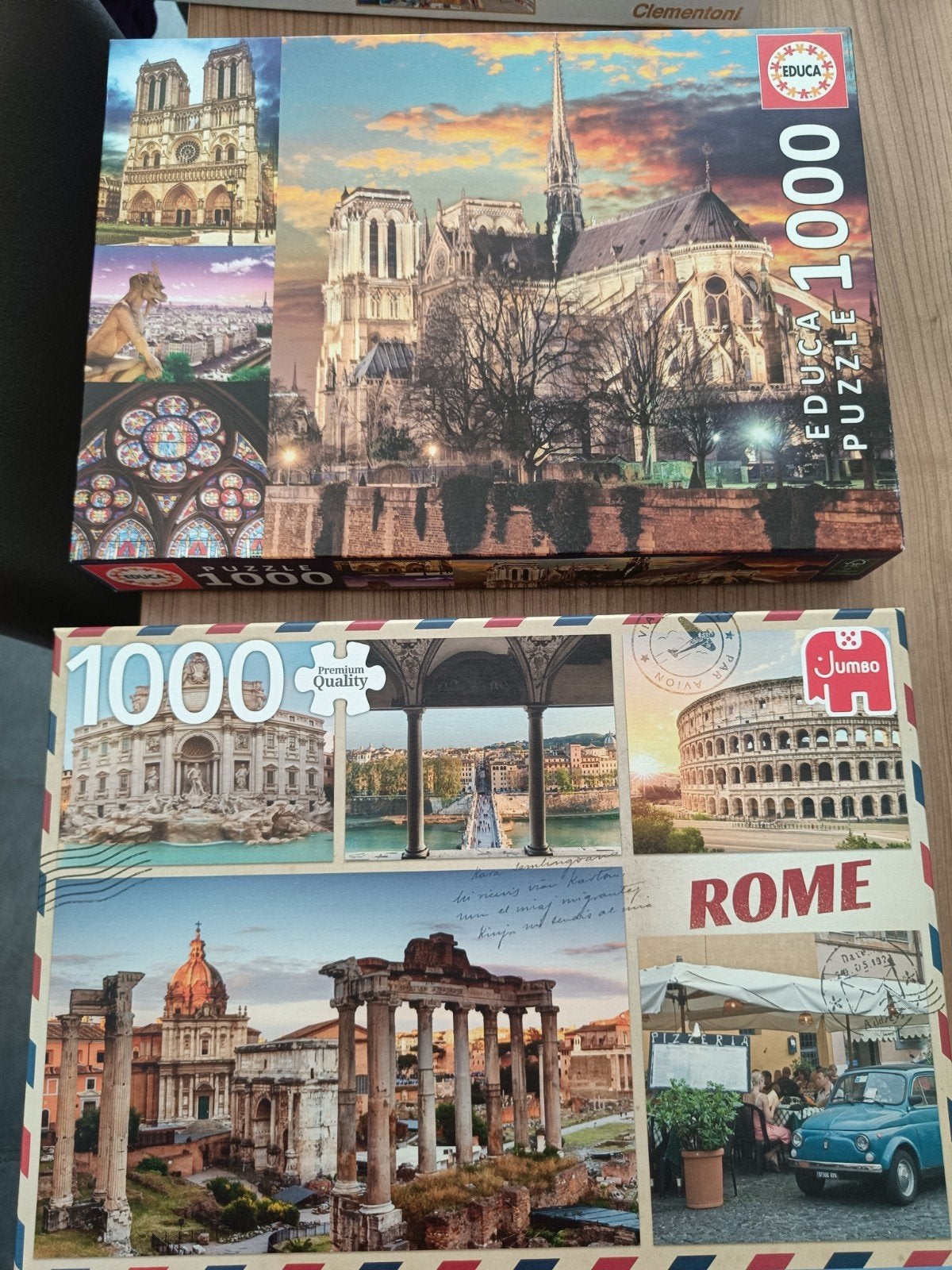 Puzzels 1000stukjes, Enlèvement