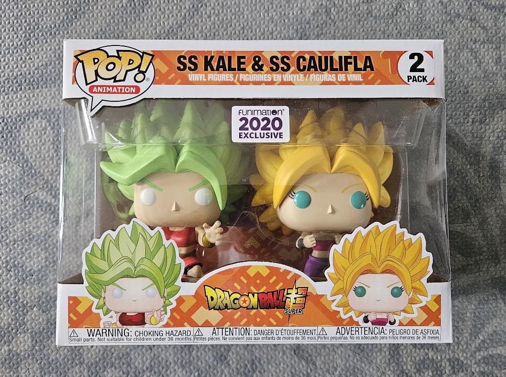 Funko Pop! SS Kale & SS Caulifla - Funimation 2020 exclusive, Enlèvement ou Envoi, Neuf