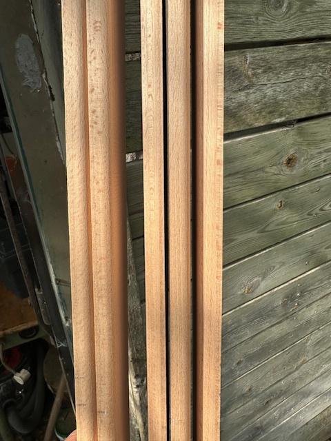 Chambranbles en hêtre massif, Neuf, 75 à 150 cm, Chambranle de porte, Enlèvement