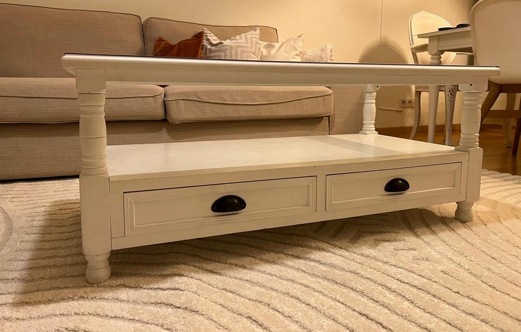 Table basse blanche Josephine, Huis en Inrichting, Ophalen