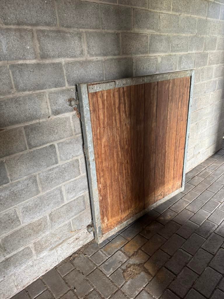 Parden stal deuren vol hout & galva staal., Dieren en Toebehoren