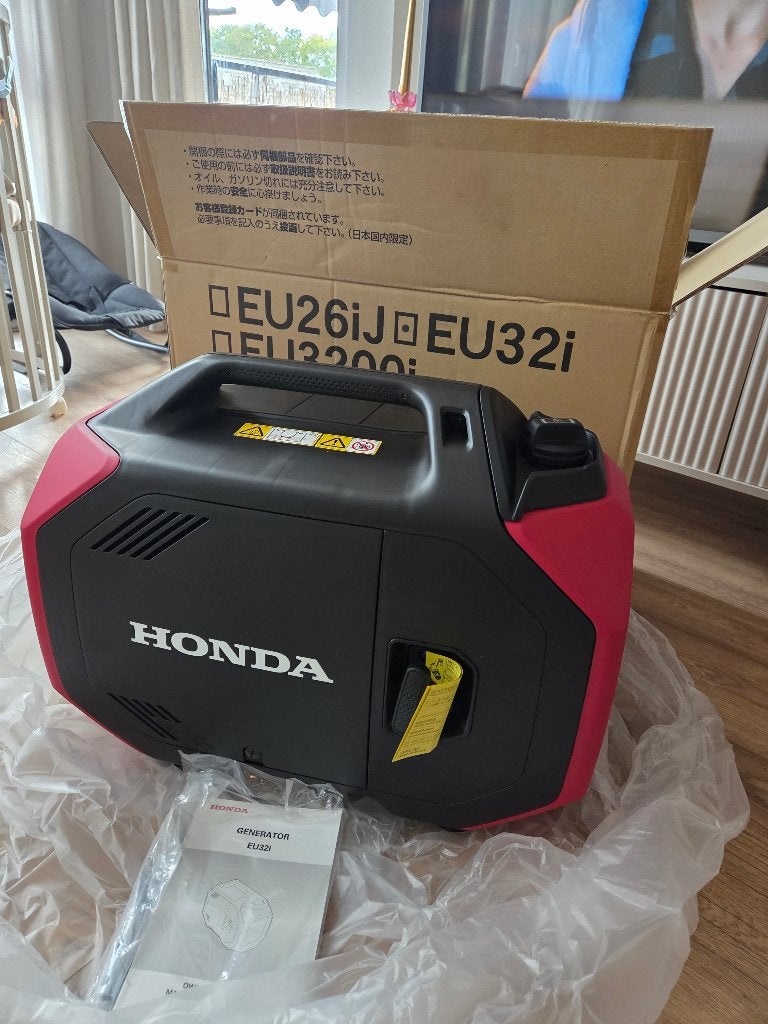 Honda EU32i aggregaat generator stroomgroep, Doe-het-zelf en Bouw, Benzine, Nieuw, Ophalen of Verzenden, Geluidgedempt