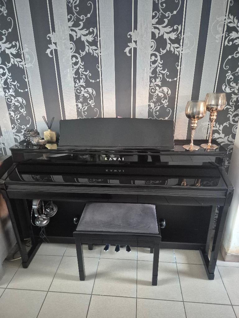 Piano  kawai, Muziek en Instrumenten, Ophalen, Zwart, Nieuw, Piano