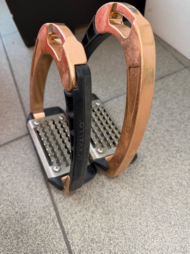 Acavallo Arena AluPro veiligheidsstijgbeugels – Rose Gold, Dieren en Toebehoren, Paarden en Pony's | Overige Paardenspullen, Ophalen of Verzenden