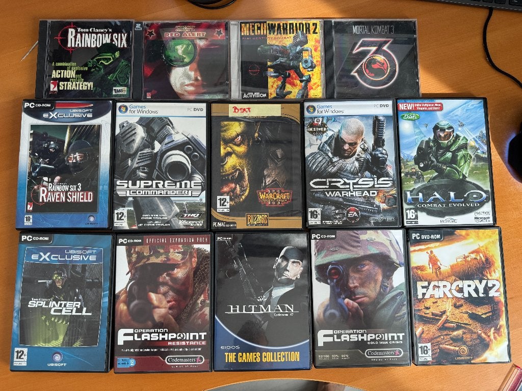 Vintage PC Games - Red Alert, Crysis, Far Cry, etc, Ophalen of Verzenden, Zo goed als nieuw