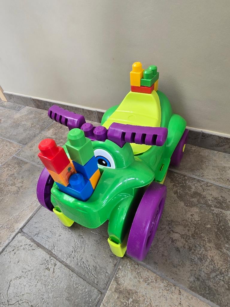Mega Bloks krokodil loopauto/ sorteerwagen, Ophalen, Zo goed als nieuw