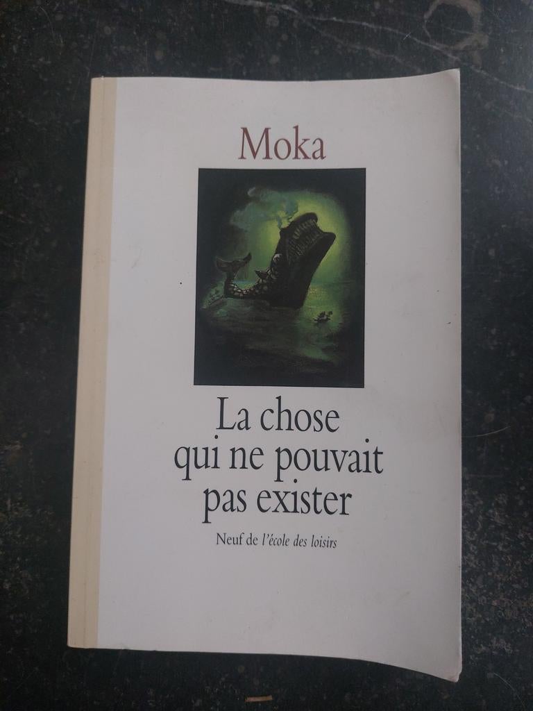 La chose qui ne pouvait pas exister de Moka, Livres