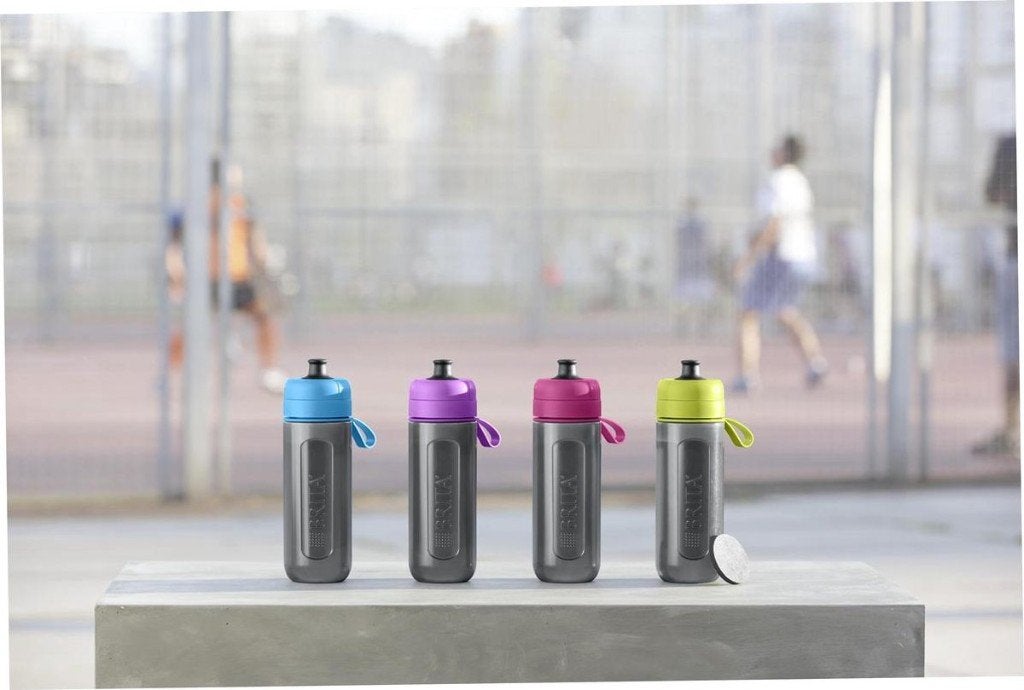 BRITA waterfles Active dark blue (0,6l) BPA vrije drinkfles, Ophalen of Verzenden, Nieuw