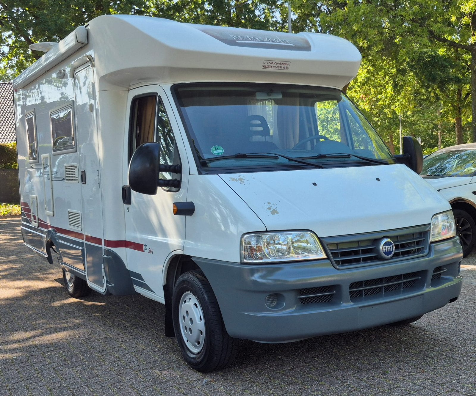 Fiat homecar 2.8 JTD Airco gekeurd voor verkoop, Standaard zit, Ringverwarming, Fiat, Diesel