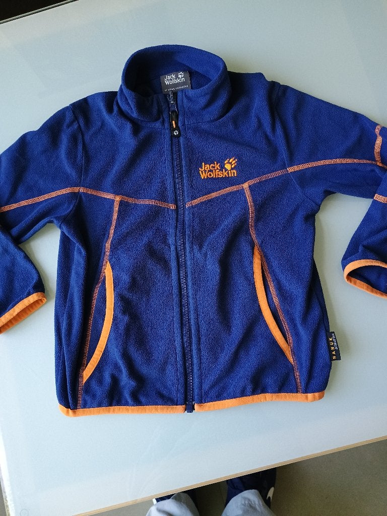 Fleece Jack Wolfskin maat 116, Kinderen en Baby's, Gebruikt, Jongen of Meisje, Trui of Vest, Jack Wolfskin