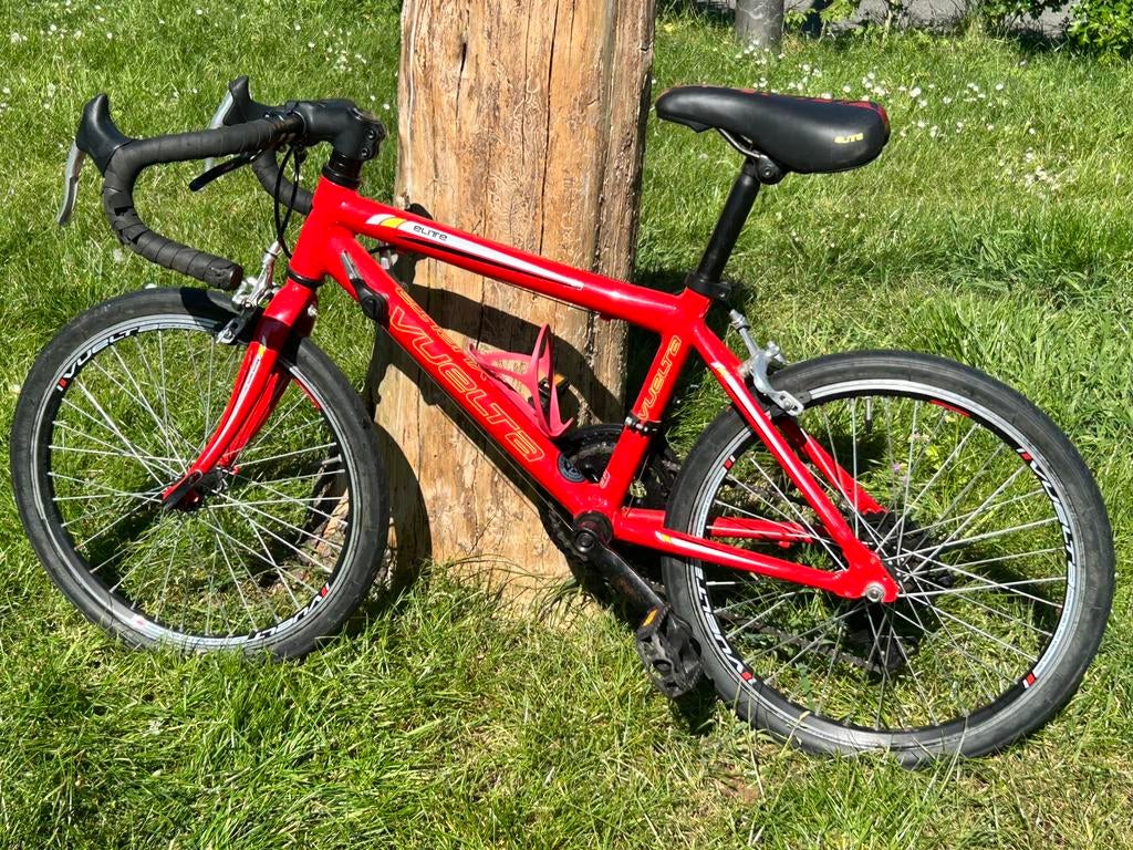 Koersfiets kind 20 inch, Fietsen en Brommers, Ophalen, Gebruikt, Velgrem, 20 inch of meer